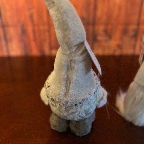 Set Of 2 Gnome Figurines With Long Hats & Beards  Decor Accents fabric - Picture 4 of 6